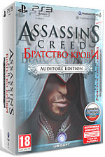 Обложка игры Assassin's Creed: Brotherhood. Auditore издание для PlayStation 3 (Blu-ray/Подарочный комплект)