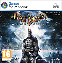 Обложка игры Batman: Arkham Asylum для ПК (DVD/Jewel case)