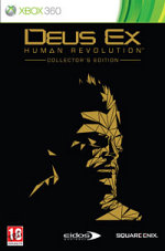 Обложка игры Deus Ex: Human Revolution. Коллекционное издание для Xbox 360 (DVD/Картонная коробка)