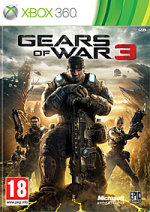 Обложка игры Gears of War 3 для Xbox 360 (DVD/DVD-BOX)