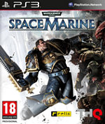 Обложка игры Warhammer 40.000: Space Marine для PlayStation 3 (Blu-ray/Пластиковая коробка)