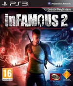 Обложка игры inFamous 2 для PlayStation 3 (Blu-ray/Пластиковая коробка)